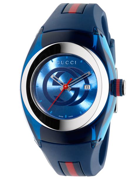 gucci watch blue|gucci watch blue band.